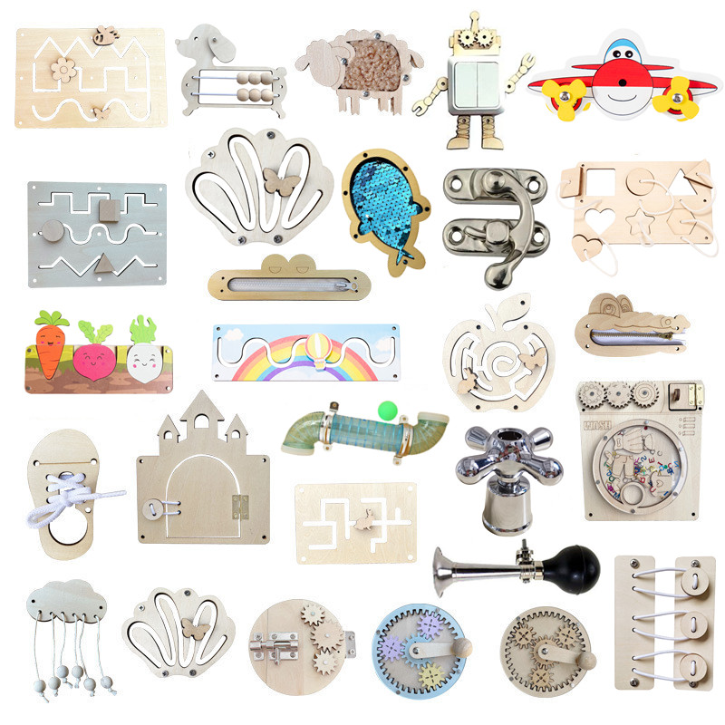 Board Game Education - Kids Busy Board DIY Accessories Baby