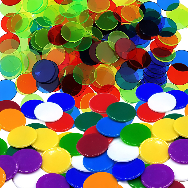 Board Game Economy - 50/100/200pcs 19mm Chips Plastic DIY Tokens