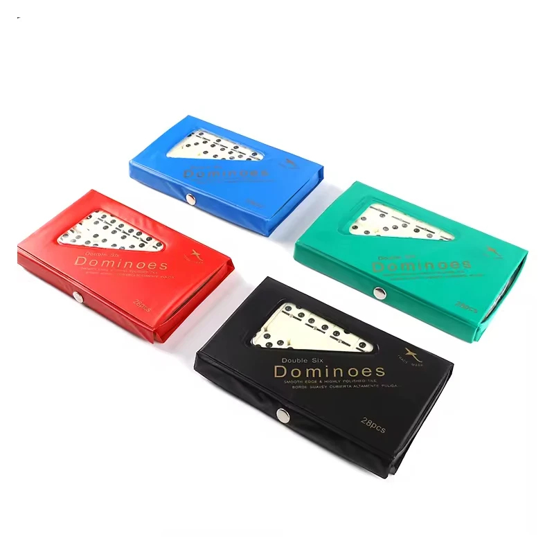 Board Game Monopoli - 1pc box dominoes nine dominoes pvc