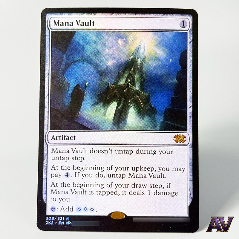 Board Game Card - Mana Vault Foil Card Artifact Sorcery