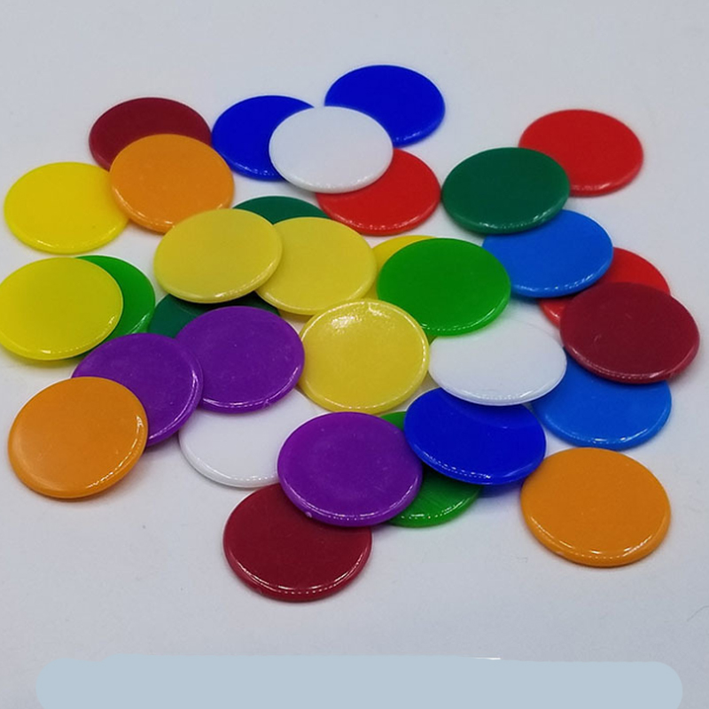 100pcs 19mm Transparent Chips  - Board Game Economy บทวิจารณ์และราคา
