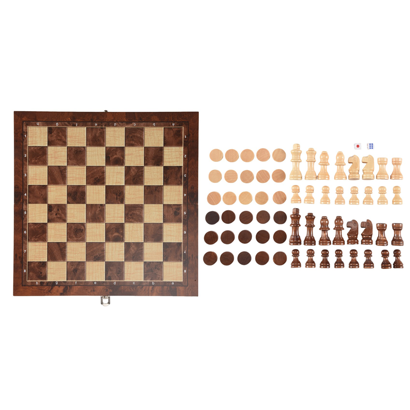 3 In 1 Wooden International Ch - Chess Set Wooden บทวิจารณ์และราคา