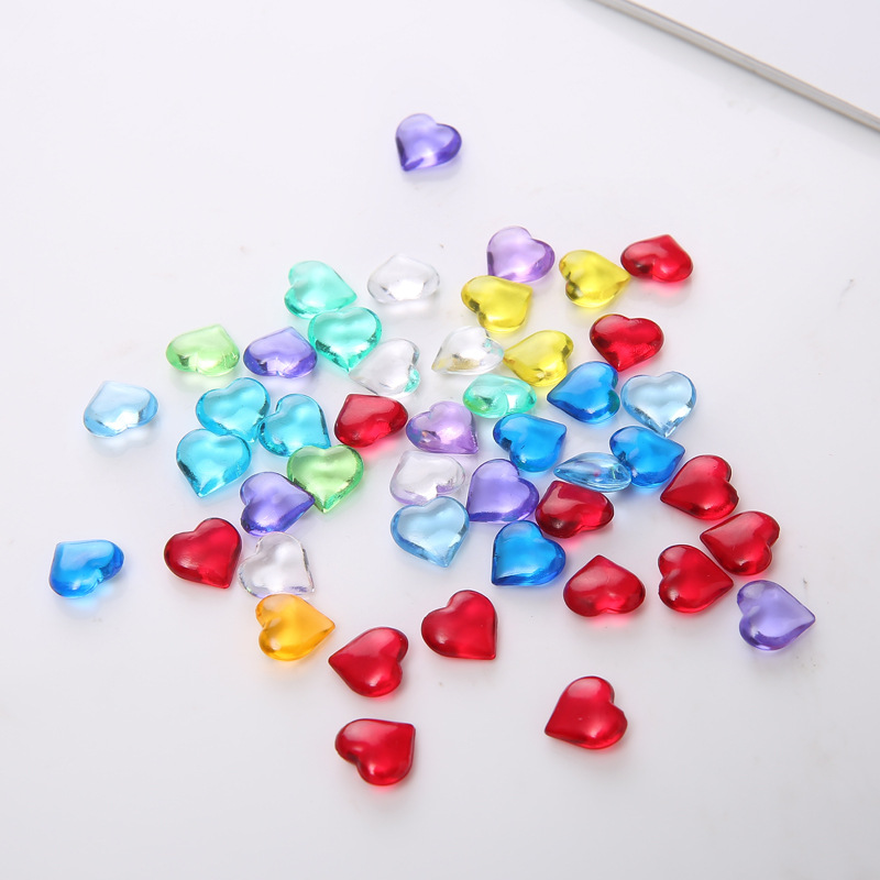 100PCS 10*4mm Heart Shape Acry - Board Game Economy บทวิจารณ์และราคา