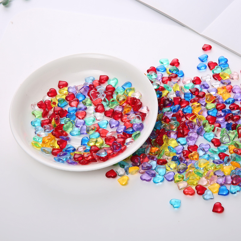 100PCS 10*4mm Heart Shape Acry - Board Game Economy บทวิจารณ์และราคา