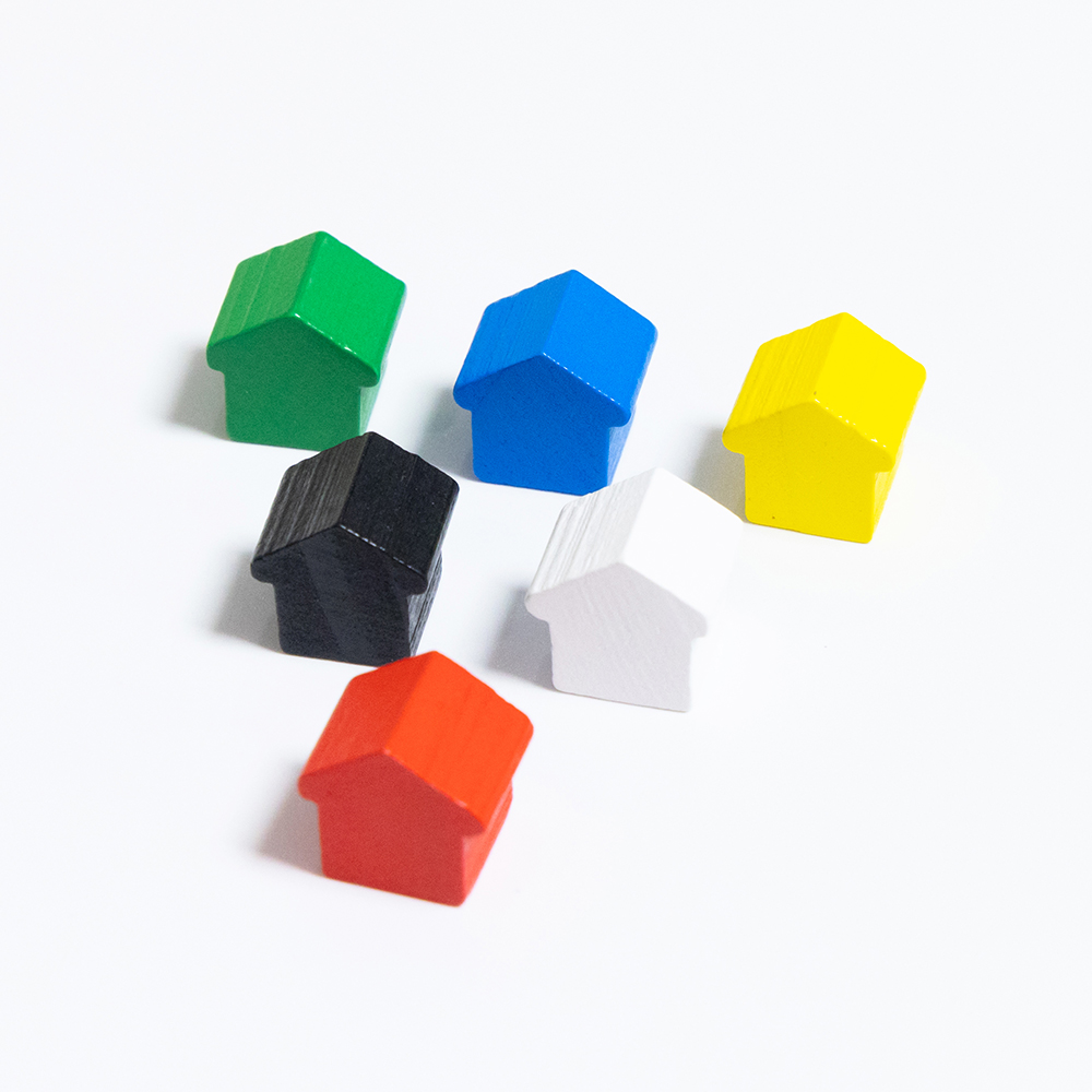 100Pcs Little House Meeples, 1 - Board Game Economy บทวิจารณ์และราคา