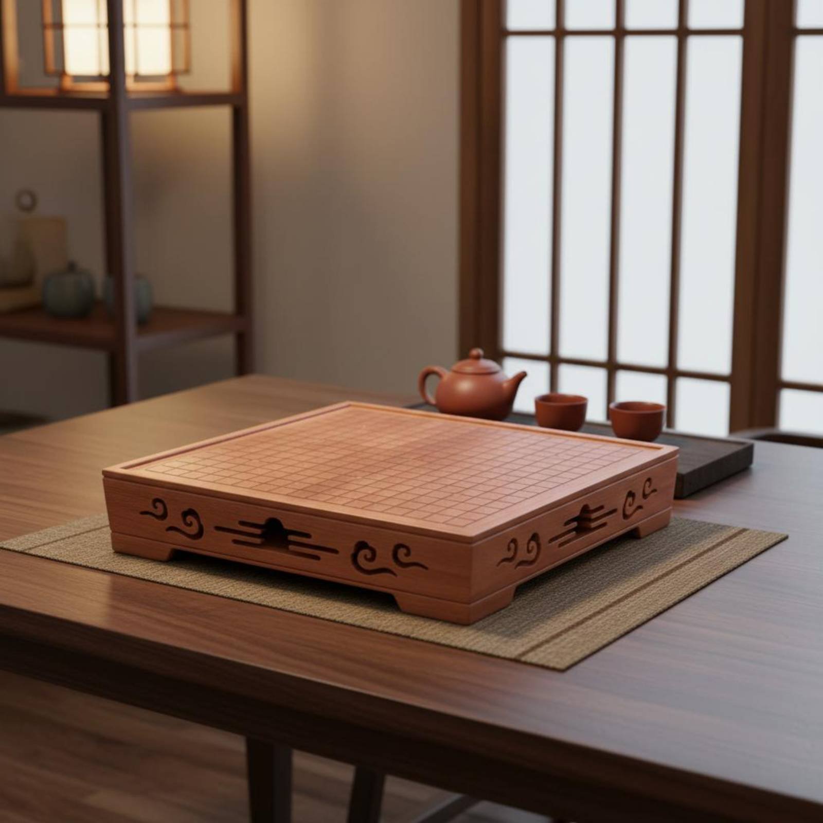 Chinese Chess and Weiqi Set Gi - Chess Set Wooden บทวิจารณ์และราคา