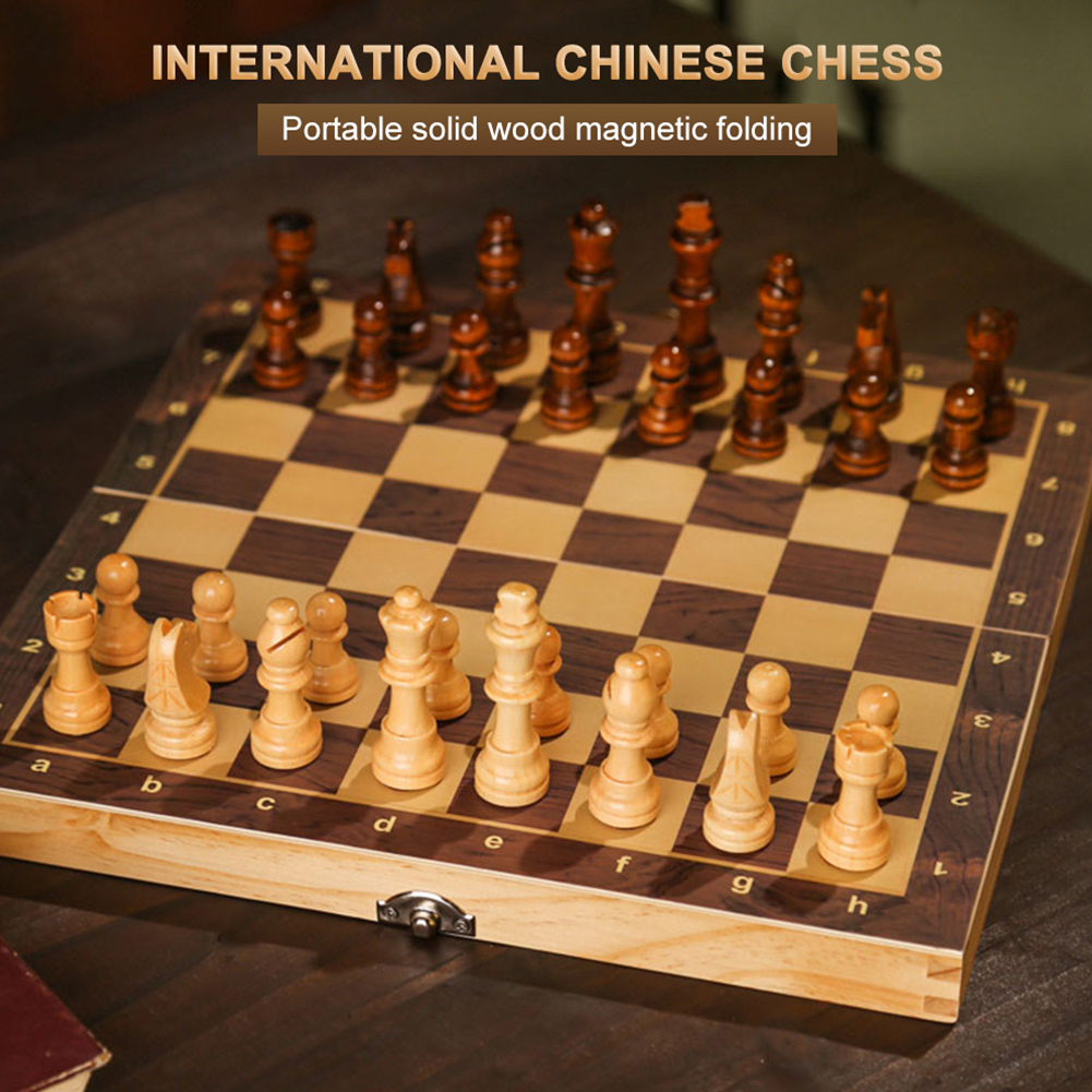 Large Chessboard Developing St - Chess Set Wooden บทวิจารณ์และราคา