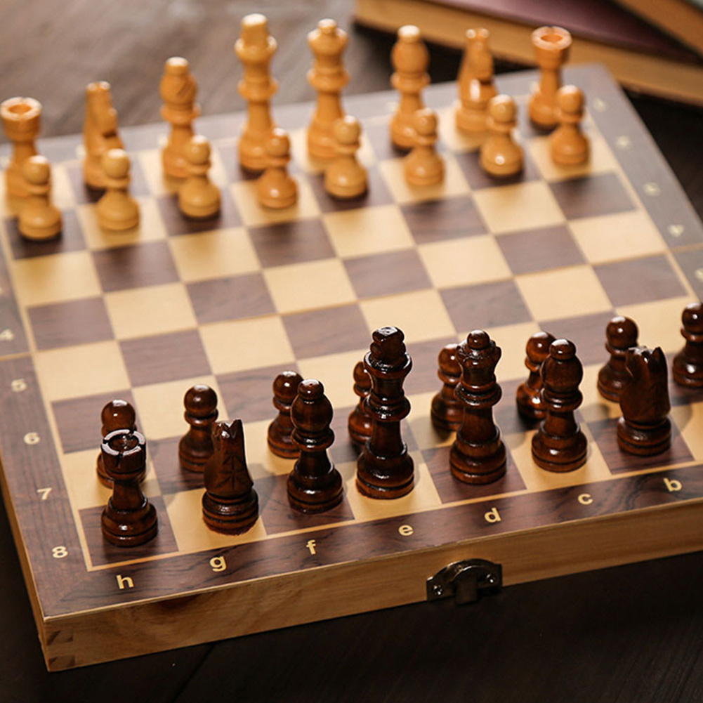 Large Chessboard Developing St - Chess Set Wooden บทวิจารณ์และราคา