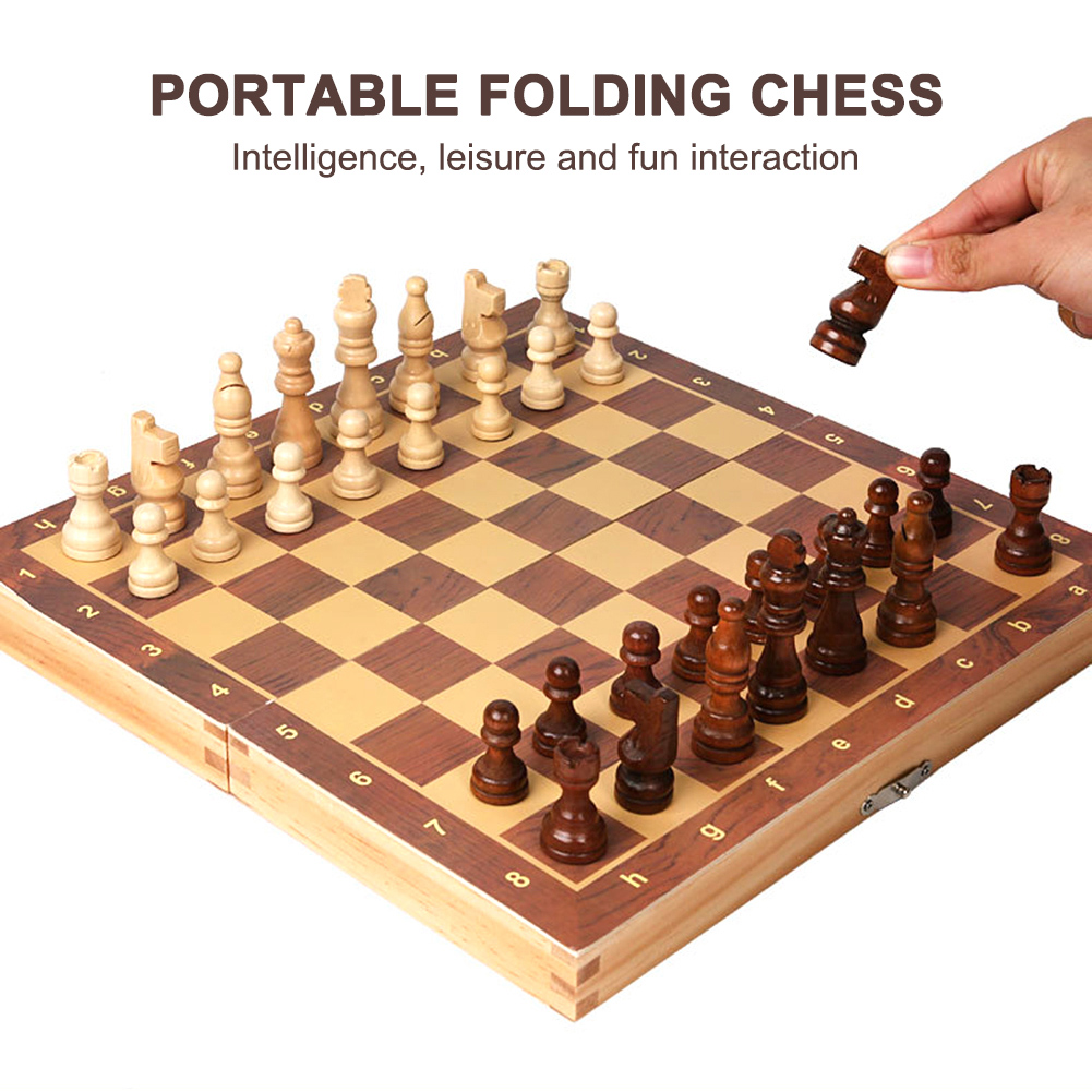 Large Chessboard Developing St - Chess Set Wooden บทวิจารณ์และราคา