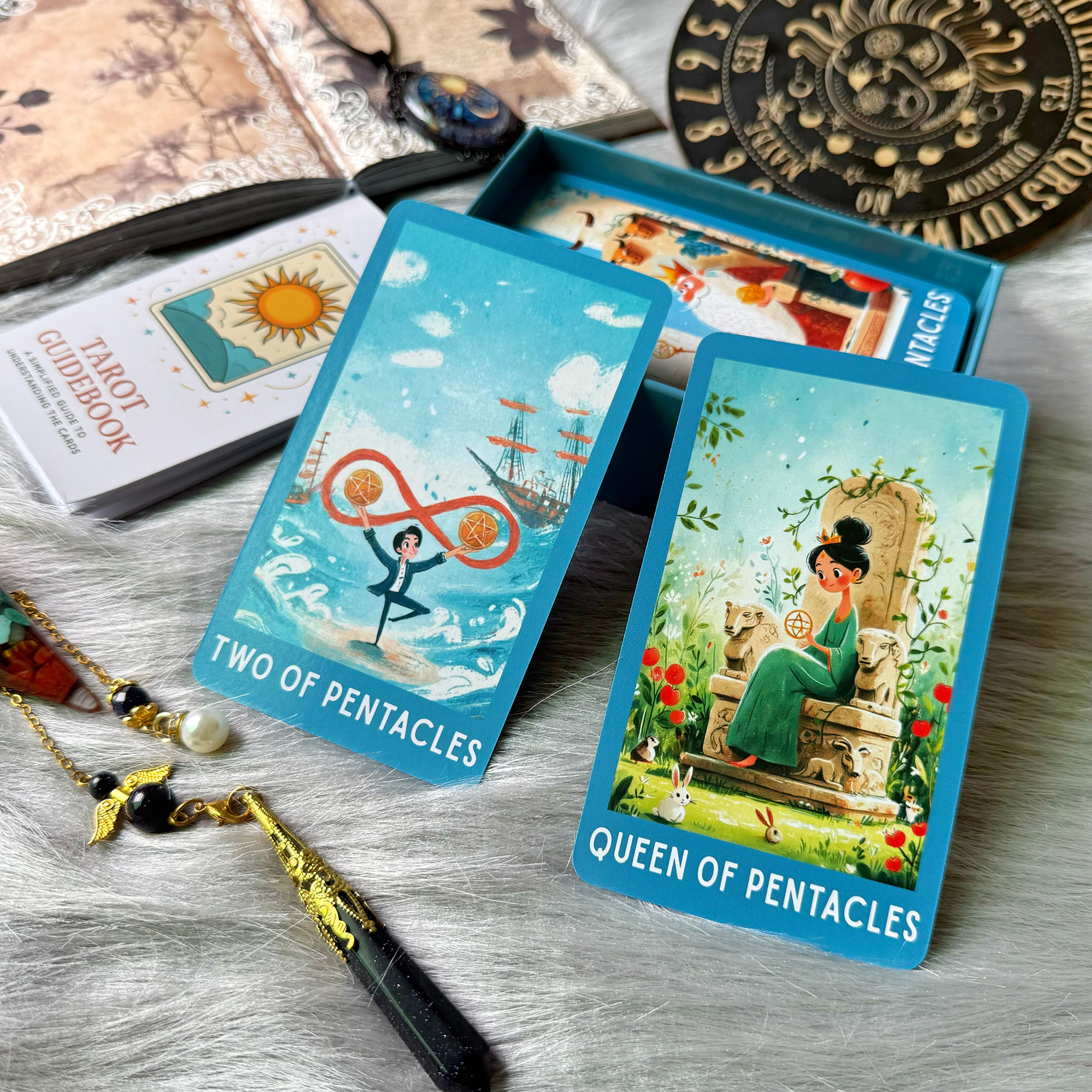 78 Tarot Cards Set, Easy Flow  - Board Game Research บทวิจารณ์และราคา
