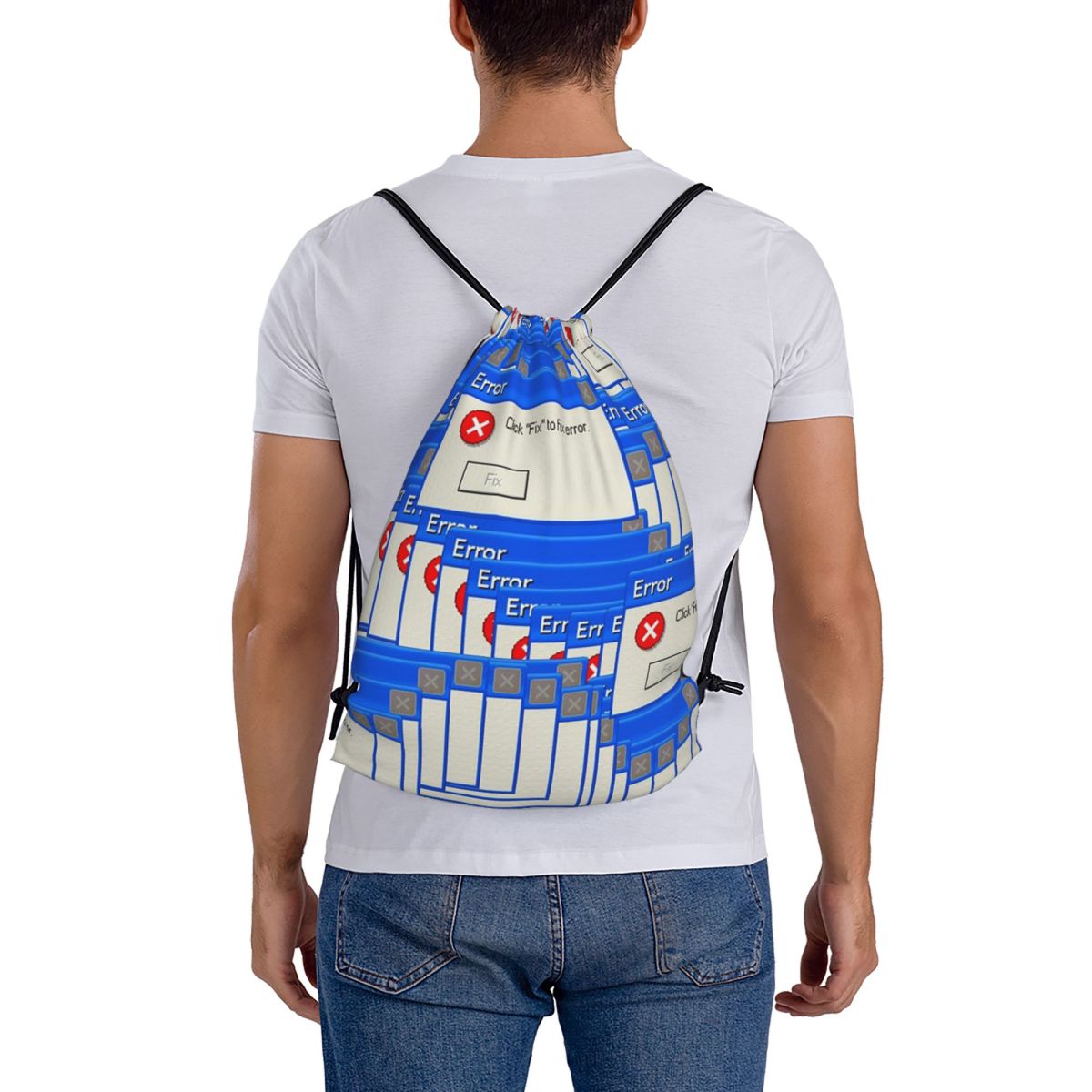 Windows Xp Error Tiled Backpac - Tile Bag Drawstring บทวิจารณ์และราคา