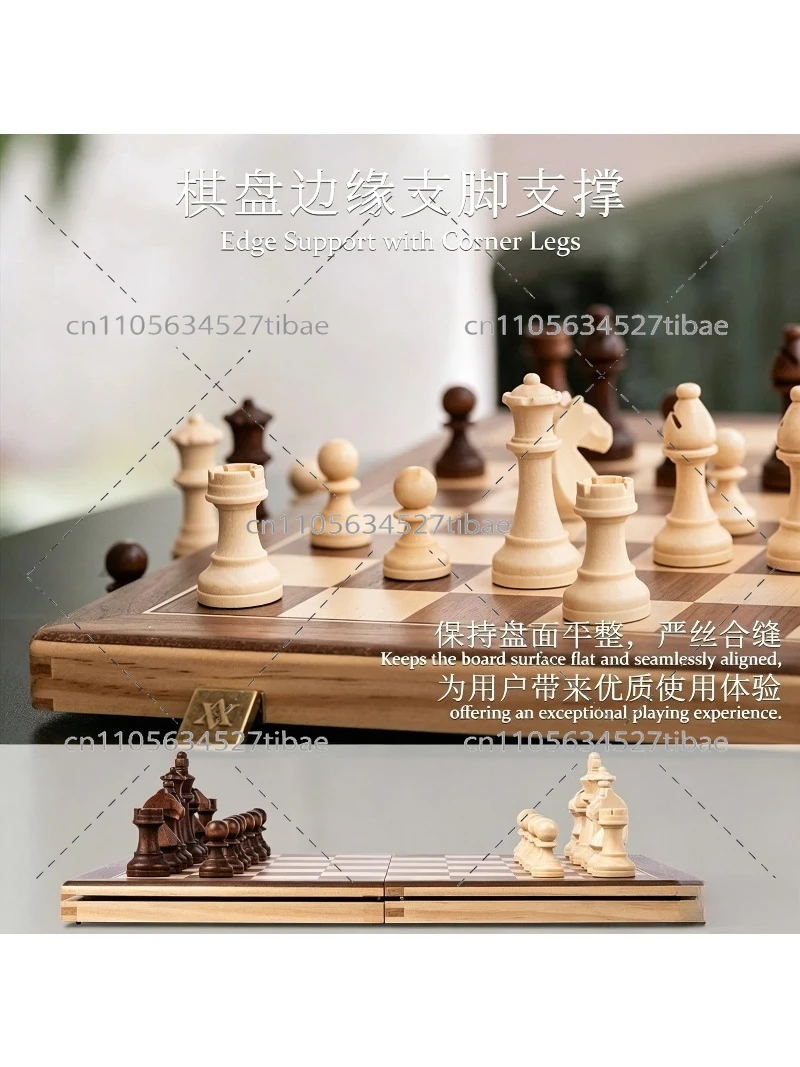 Magnetic Chess Set Solid Wood  - Chess Set Wooden บทวิจารณ์และราคา
