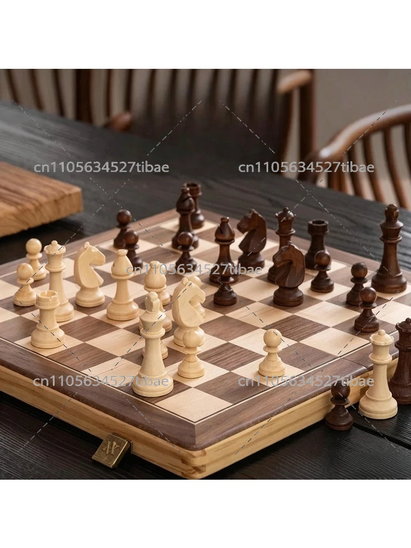 Magnetic Chess Set Solid Wood  - Chess Set Wooden บทวิจารณ์และราคา