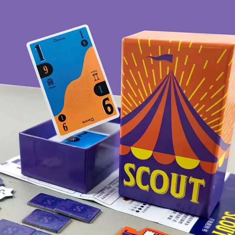 Scout Card Game Circus Scout B - Board Game Template บทวิจารณ์และราคา