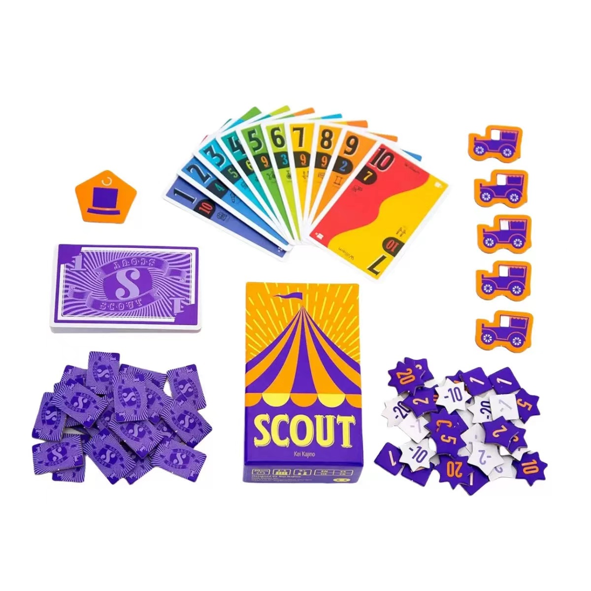 Scout Card Game Circus Scout B - Board Game Template บทวิจารณ์และราคา