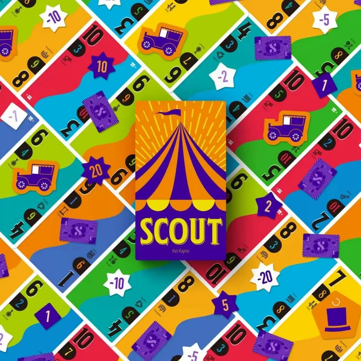 Scout Card Game Circus Scout B - Board Game Template บทวิจารณ์และราคา