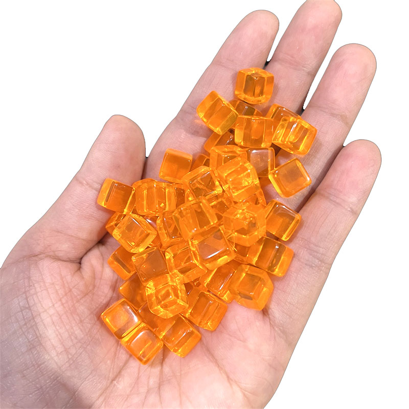 100pcs/set 8mm Clear Cube Dice - Board Game Economy บทวิจารณ์และราคา
