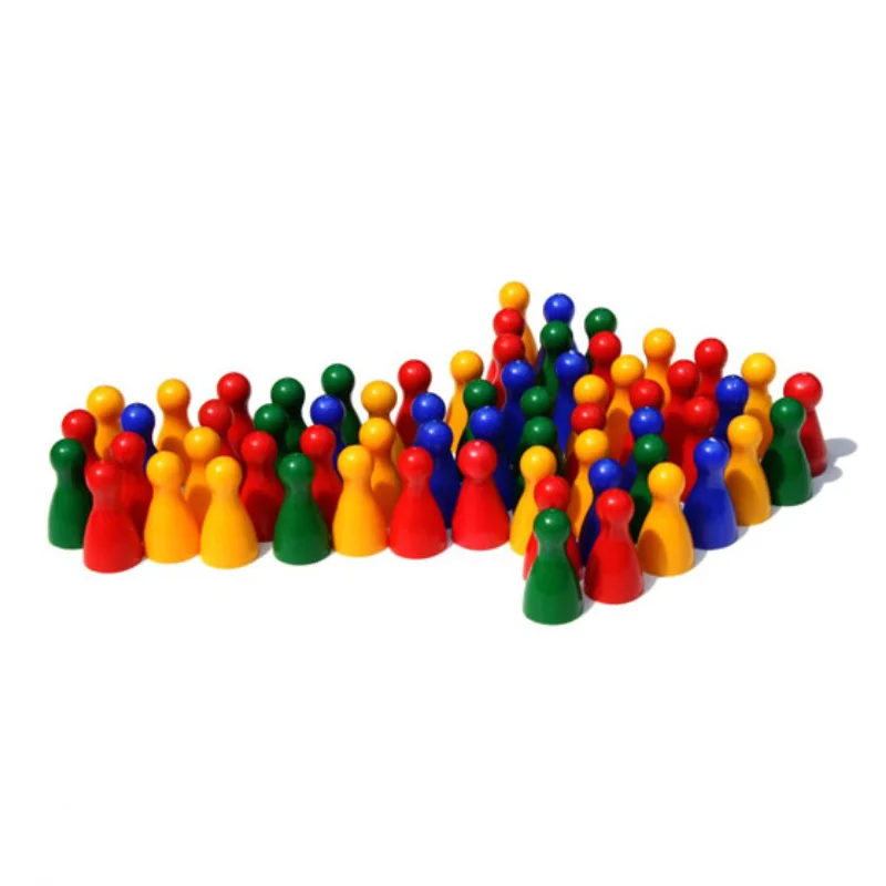 10 Pcs/Set  Colorful Chess Pie - Chess Set Wooden บทวิจารณ์และราคา