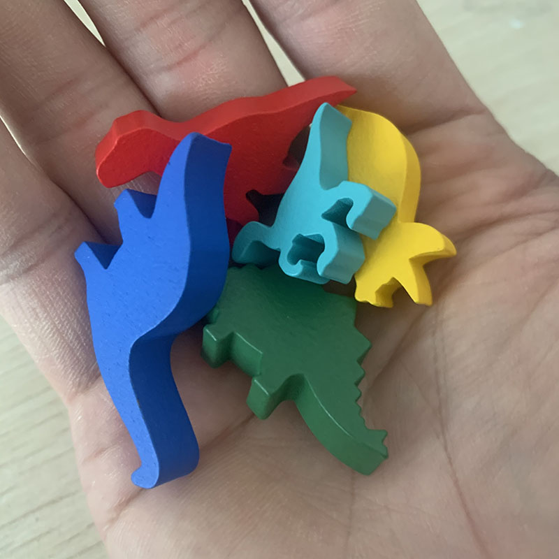 5 Pcs/set Wooden Dinosaur Boar - Chess Set Wooden บทวิจารณ์และราคา