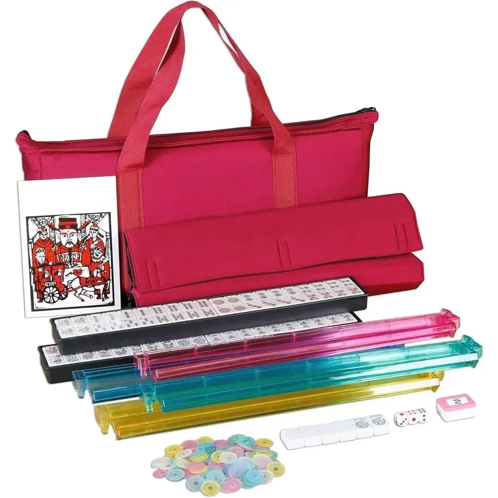 Classic Full-Size Mahjong Set  - Tile Bag Drawstring บทวิจารณ์และราคา