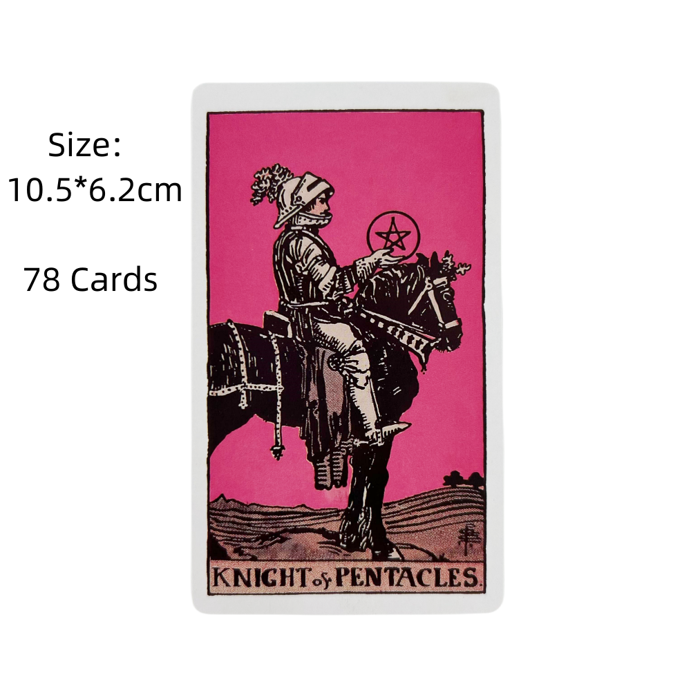 Pink Rider Tarot Cards Game fo - Board Game Template บทวิจารณ์และราคา