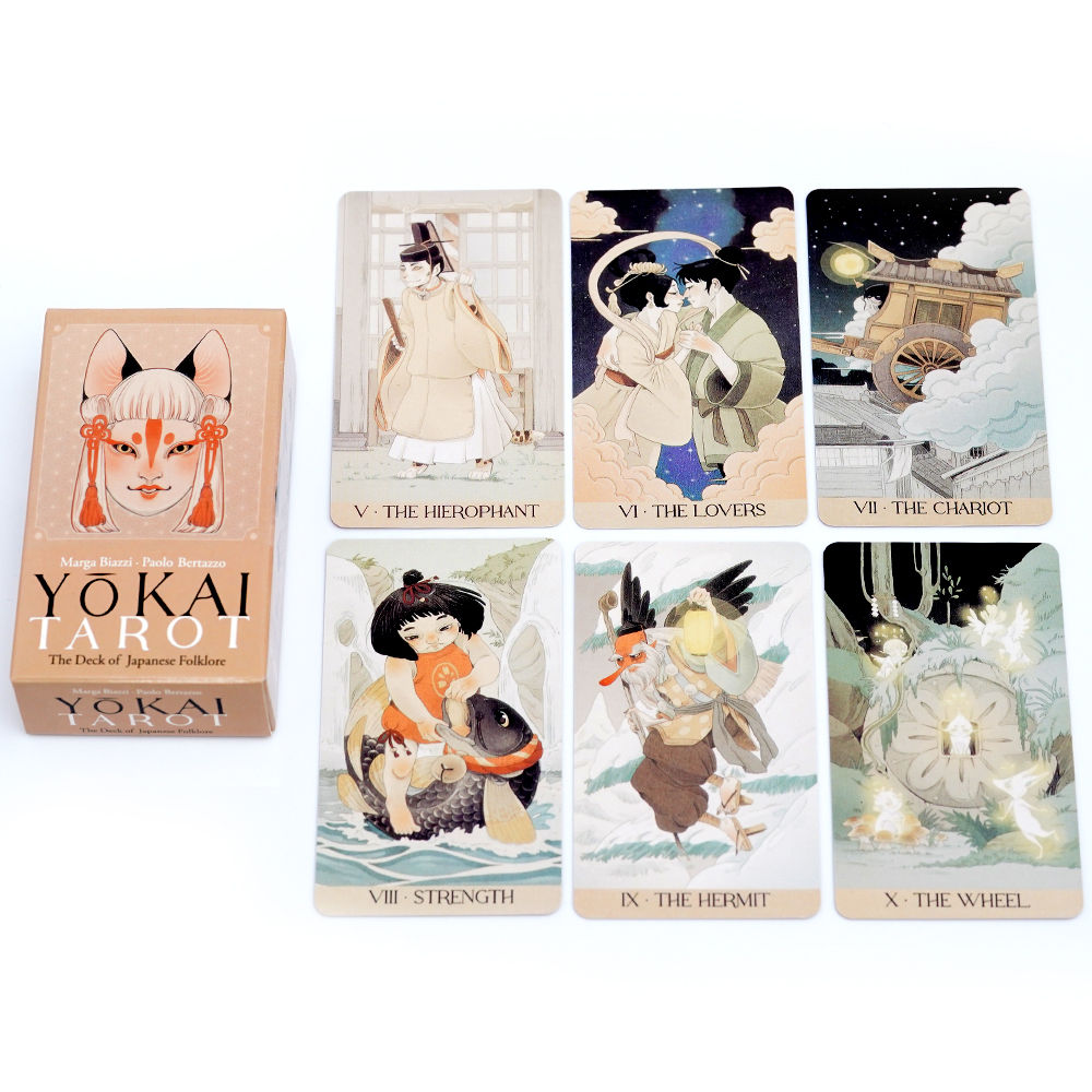 Yokai Tarot Deck 78 Pcs Cards  - Board Game Research บทวิจารณ์และราคา