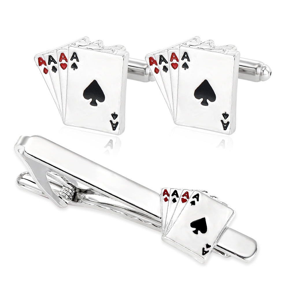 Men's Creative Poker Card Tie  - Board Game Card บทวิจารณ์และราคา