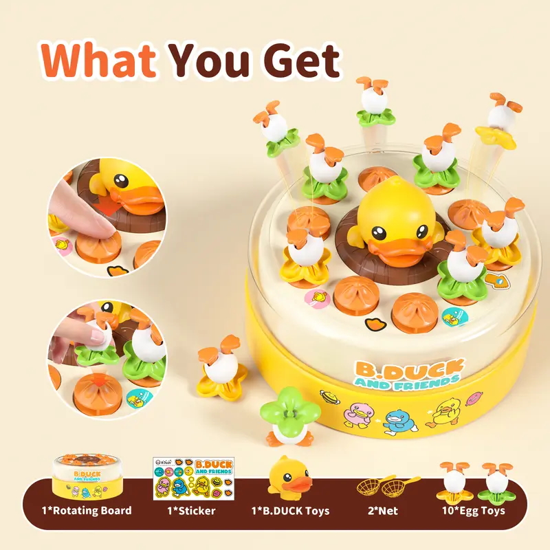 Bouncing Yellow Duck Turntable - Board Game Education บทวิจารณ์และราคา