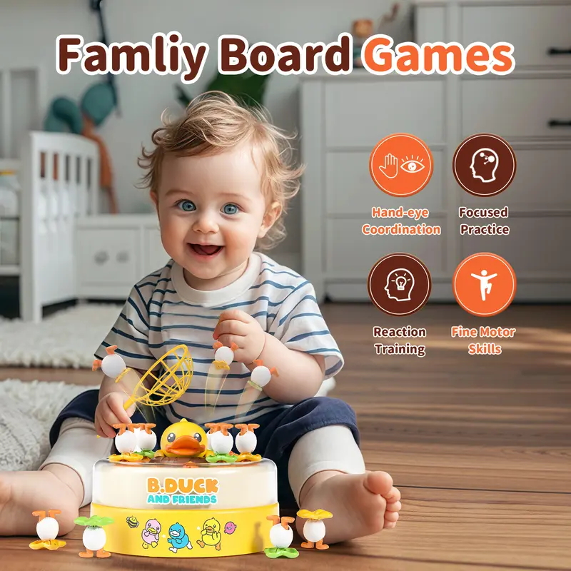 Bouncing Yellow Duck Turntable - Board Game Education บทวิจารณ์และราคา