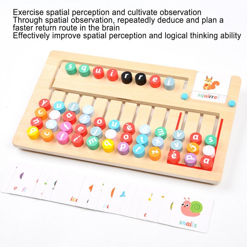 Matching Letter Game Children  - Board Game Education บทวิจารณ์และราคา