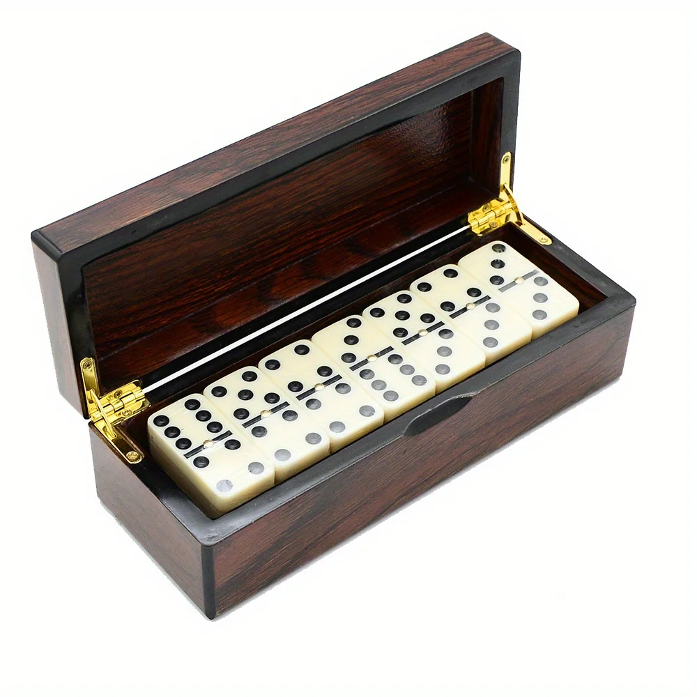 [Wooden Dominoes Game Set] 28p - Board Game Monopoli บทวิจารณ์และราคา
