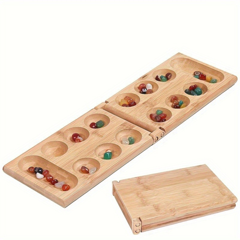 Portable Folding Wooden Mancal - Chess Set Wooden บทวิจารณ์และราคา