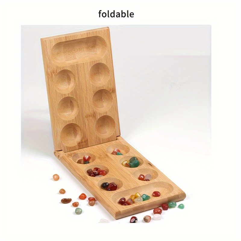 Portable Folding Wooden Mancal - Chess Set Wooden บทวิจารณ์และราคา