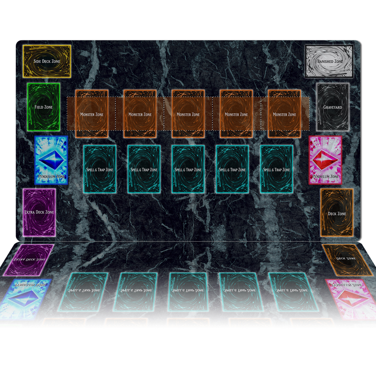YuGiOh Playmat Template Link Z - Board Game Template บทวิจารณ์และราคา