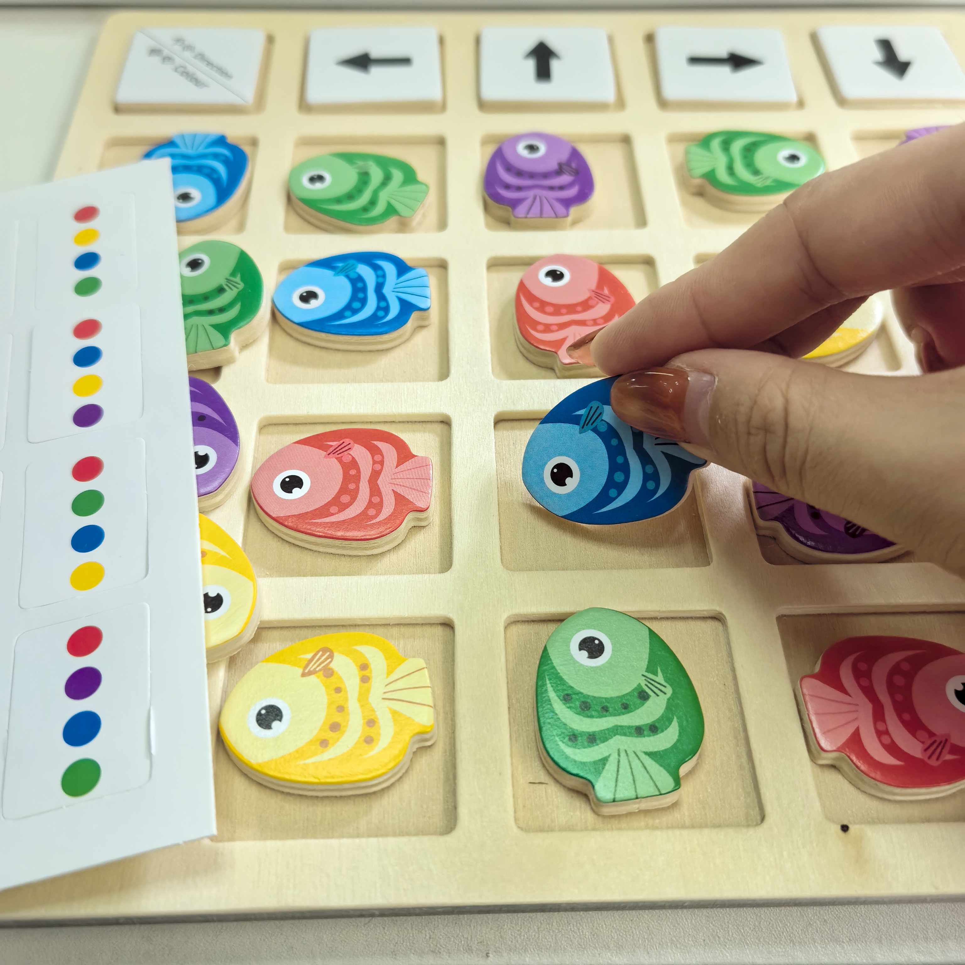 Wooden Montessori Toys Childre - Board Game Education บทวิจารณ์และราคา