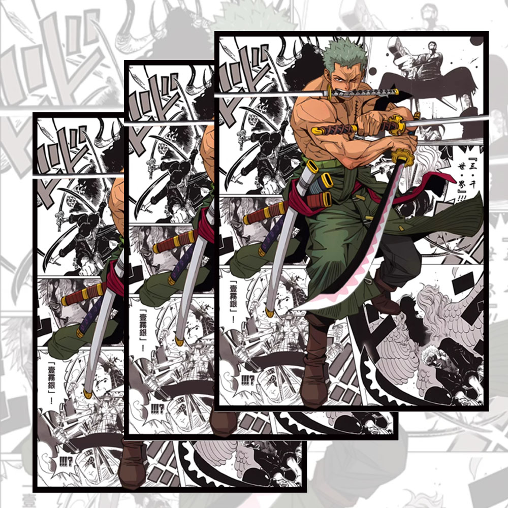 60PCS 66x91mm One Piece Anime  - Board Game Research บทวิจารณ์และราคา