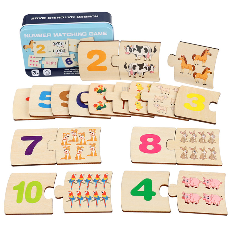 Children Iron Box Number Enlig - Board Game Education บทวิจารณ์และราคา