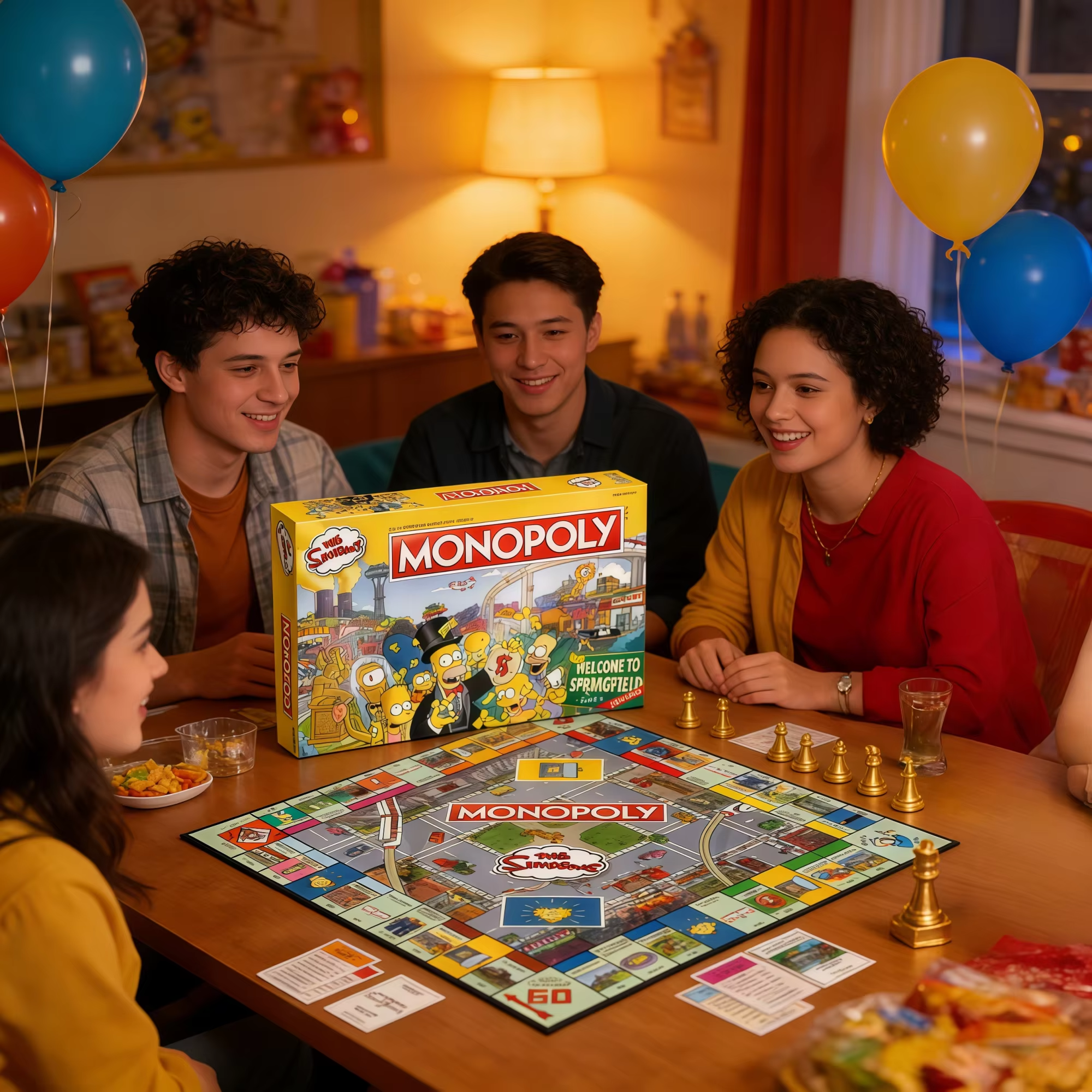 Monopoly The Simpsons co-brand - Board Game Monopoli บทวิจารณ์และราคา