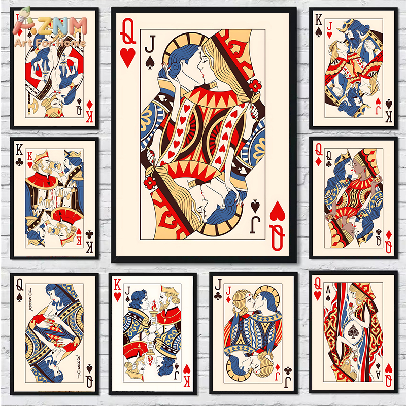 AZNM Romantic King Queen Jack  - Board Game Card บทวิจารณ์และราคา