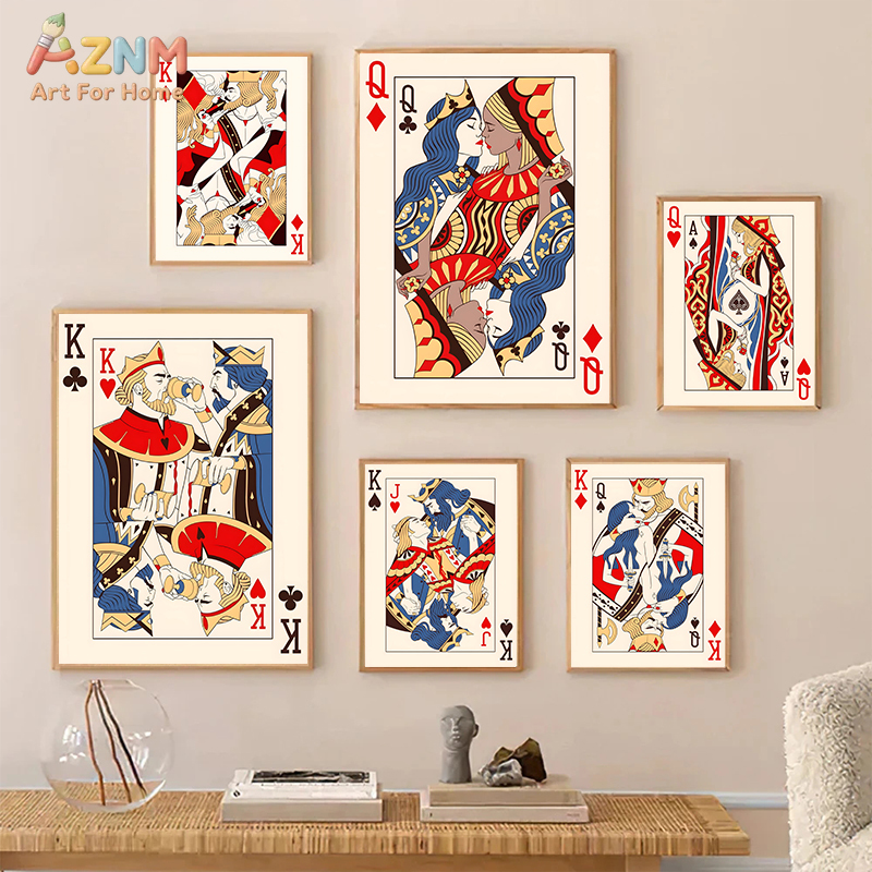 AZNM Romantic King Queen Jack  - Board Game Card บทวิจารณ์และราคา