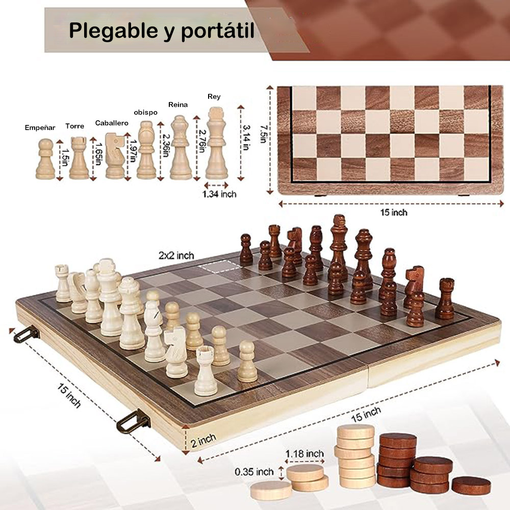 39cm Chess Set  Wooden Chess S - Chess Set Wooden บทวิจารณ์และราคา