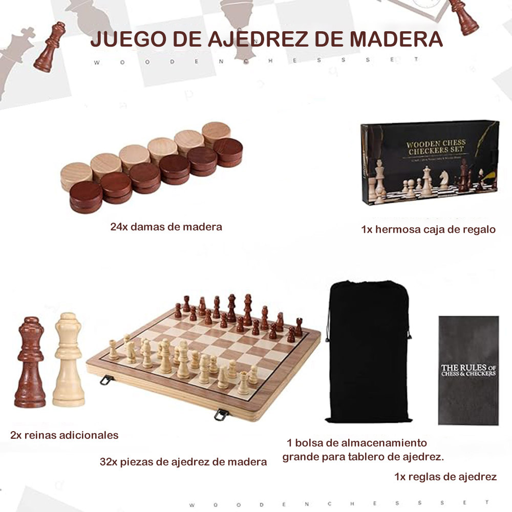 39cm Chess Set  Wooden Chess S - Chess Set Wooden บทวิจารณ์และราคา