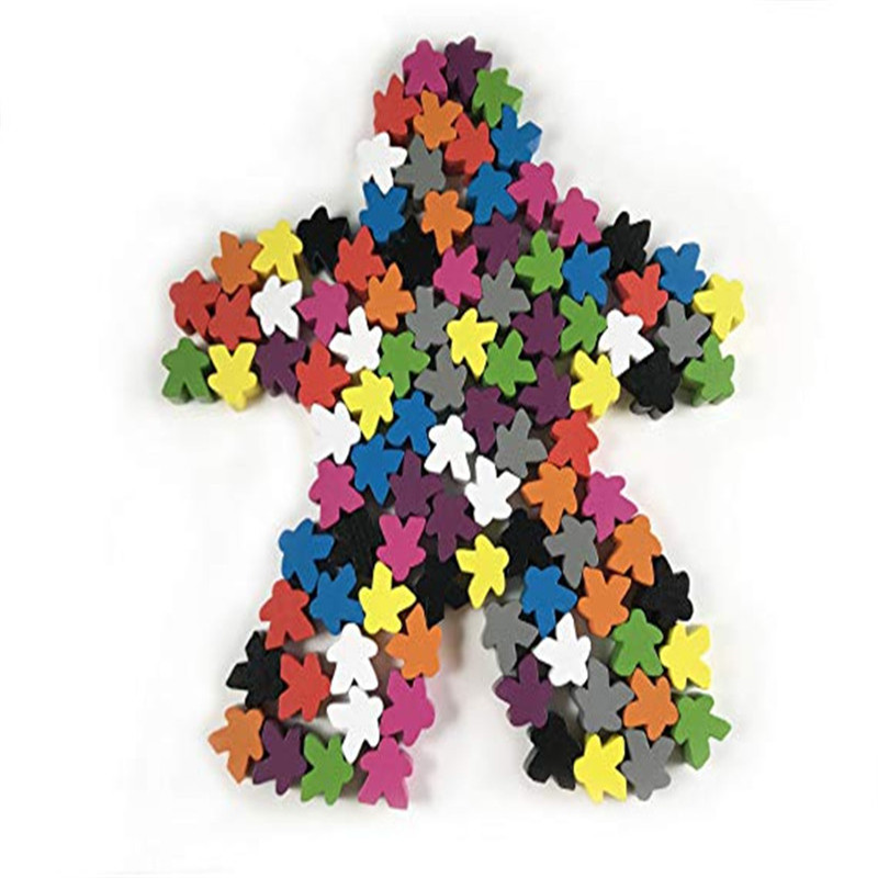 14PCS Wooden Humanoid Meeples  - Chess Set Wooden บทวิจารณ์และราคา