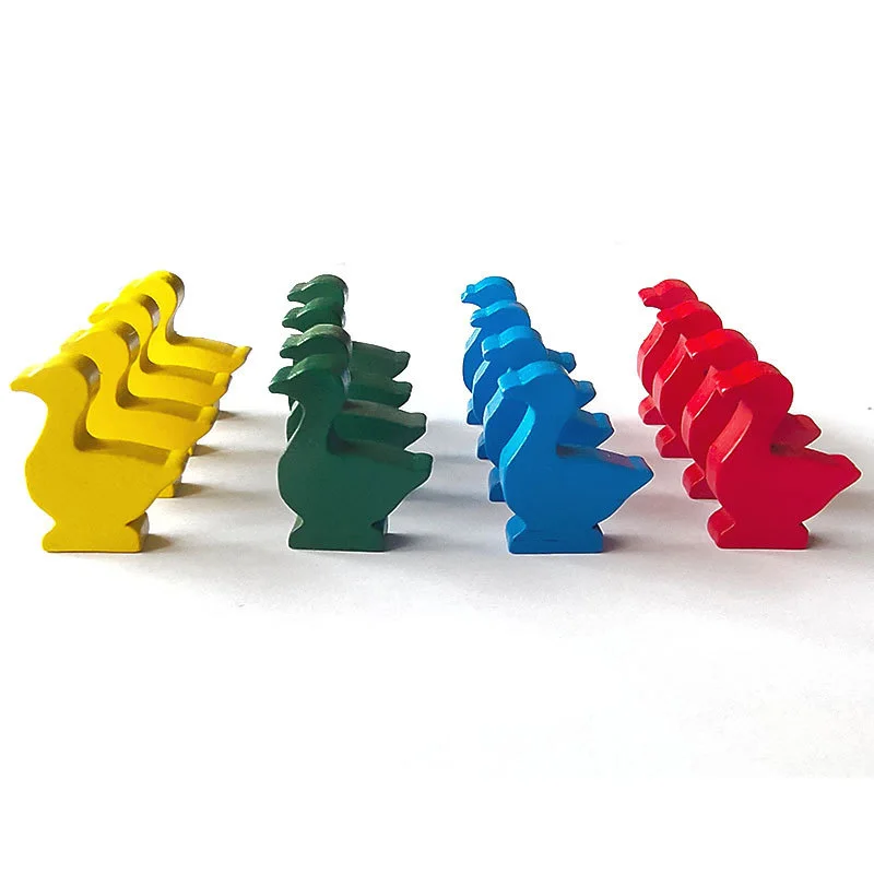 16pcs/set Goose Shaped Wooden  - Chess Set Wooden บทวิจารณ์และราคา