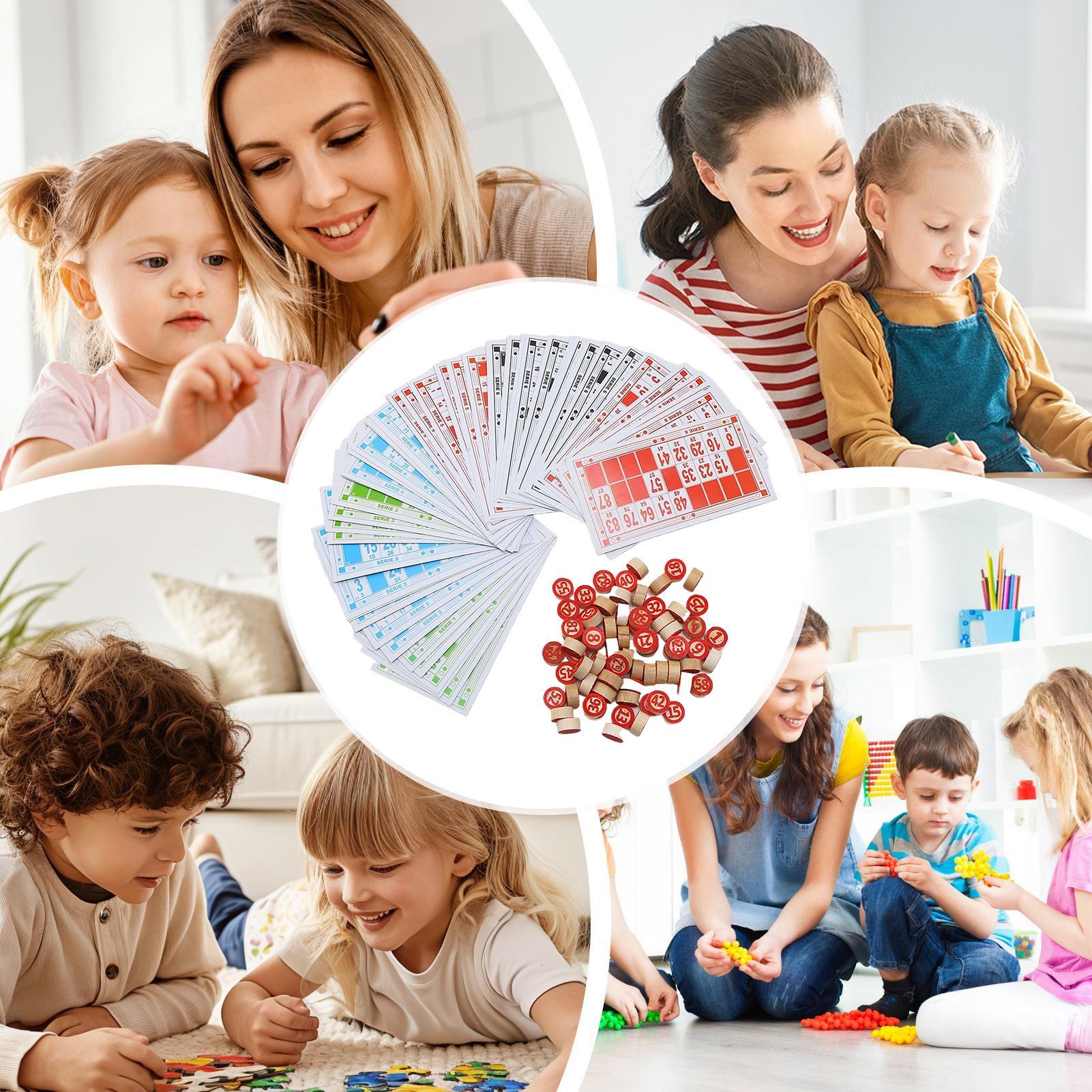 Bingo Set Wooden Funny Educati - Chess Set Wooden บทวิจารณ์และราคา