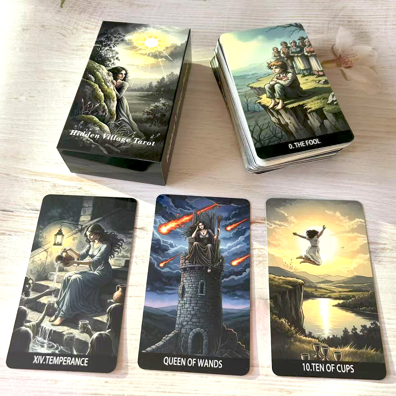 78PCS 70*120mm Tarot Cards PDF - Board Game Research บทวิจารณ์และราคา