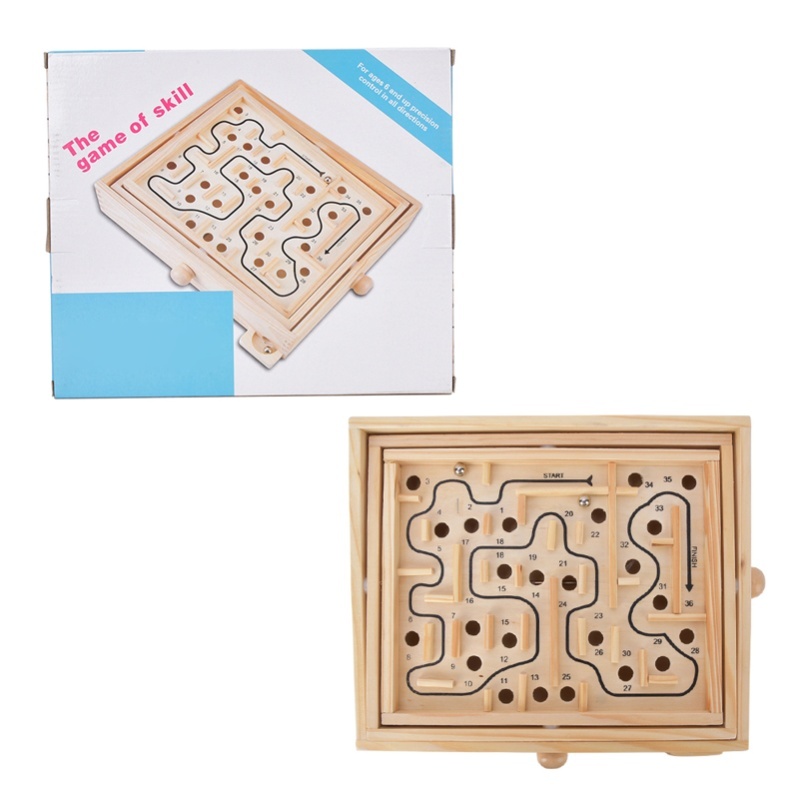 Adult Kid Wooden Educational M - Board Game Education บทวิจารณ์และราคา