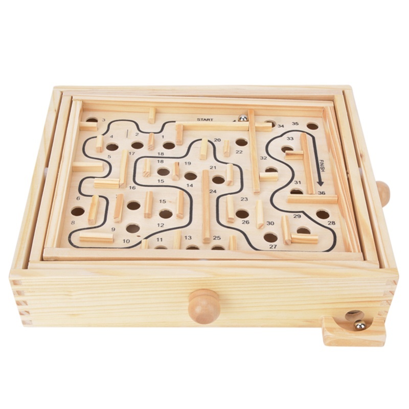 Adult Kid Wooden Educational M - Board Game Education บทวิจารณ์และราคา