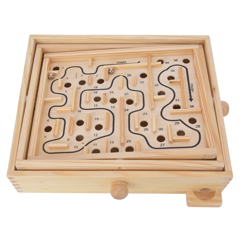 Adult Kid Wooden Educational M - Board Game Education บทวิจารณ์และราคา